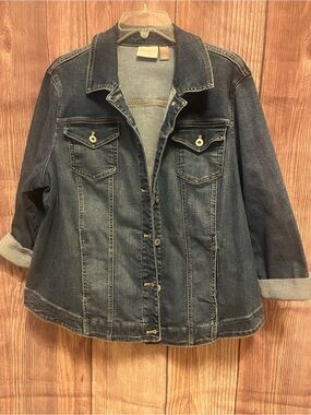 Chico's Classic Blue Denim Jacket